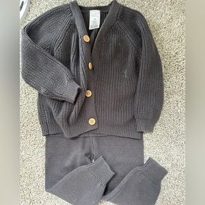 Sweater button up Set 18 months